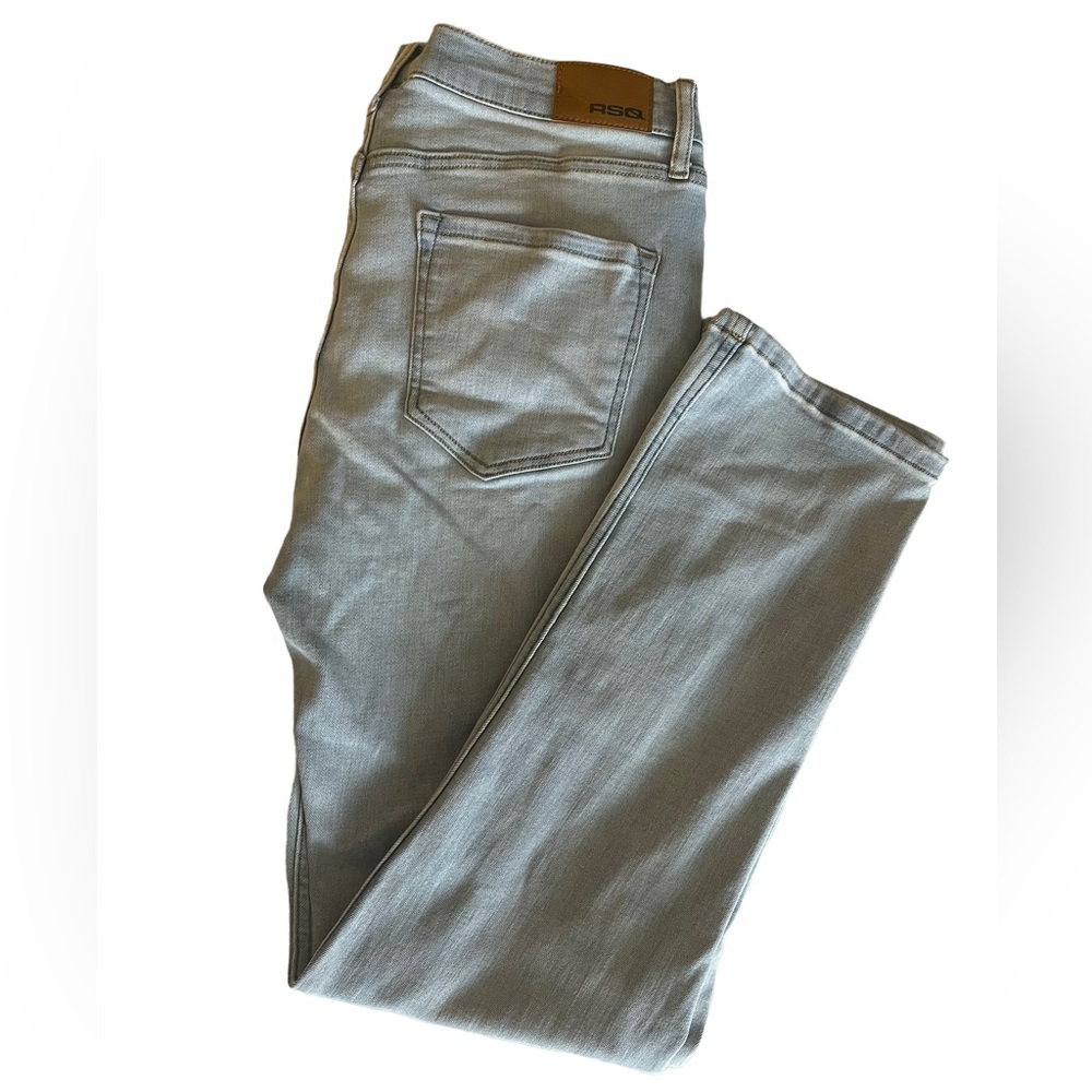RSQ New York Slim Straight Light Wash Men Jeans Size 36x32